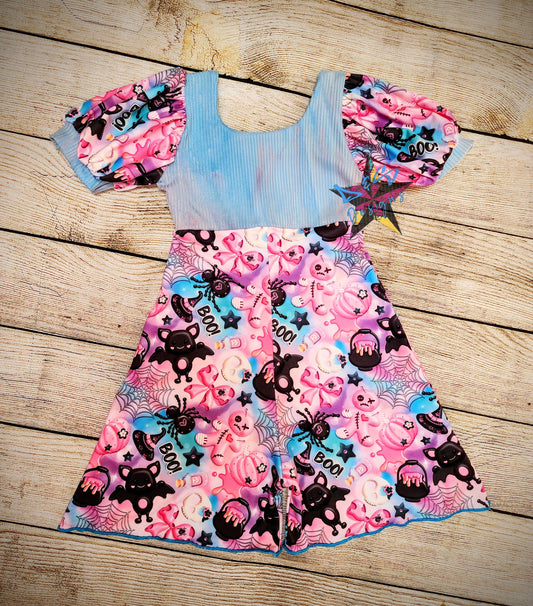 Violet Petal Romper (SS/pants)