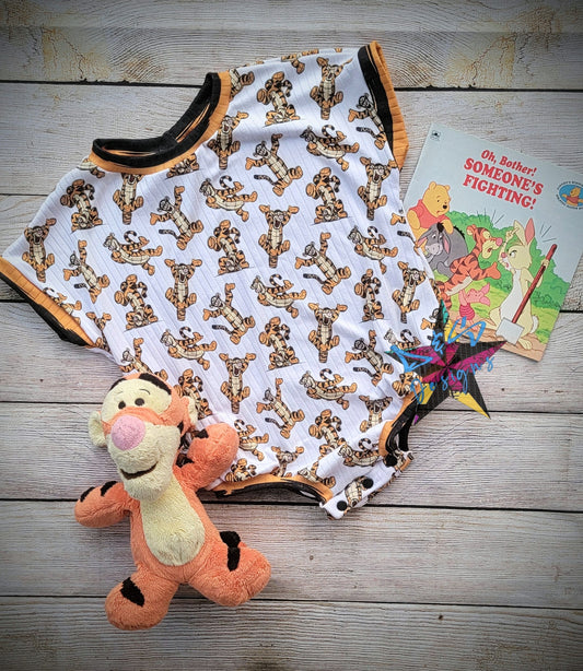 Sweater romper (short sleeve)