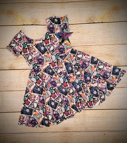 90s halloween collage peplum
