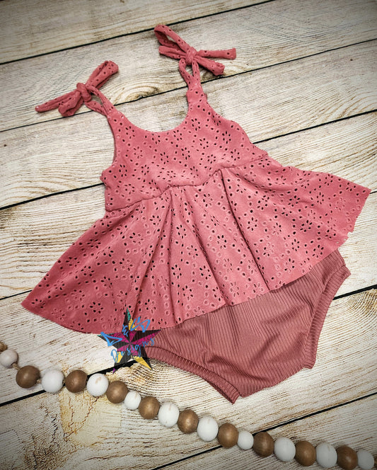 Cami Tie Bubble with Skirt